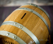 Oak Cask Coin Bank