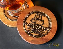 Copper & Acacia Coaster Set