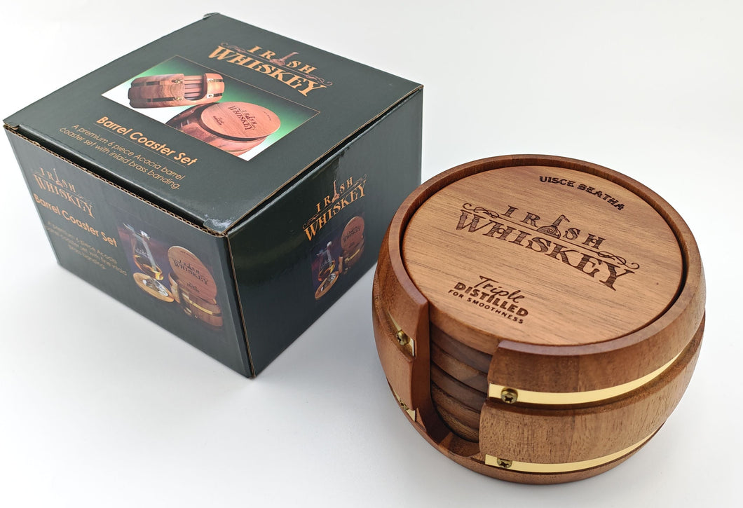 Barrel Coaster Set