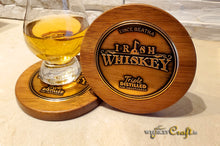 Copper & Acacia Coaster Set