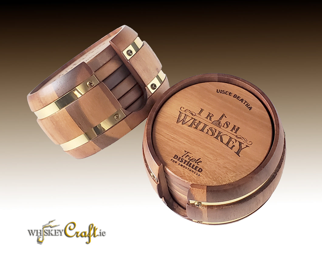 Barrel Coaster Set