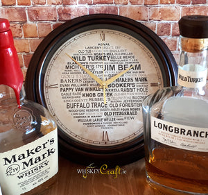 Irish Whiskey Wall Clocks